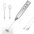Stainless Steel Handheld Milk Frother Silver
